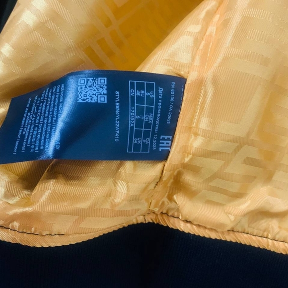 New GUESS mens District Faux Leather Bomber Jacket Size S - Picture 8 of 11